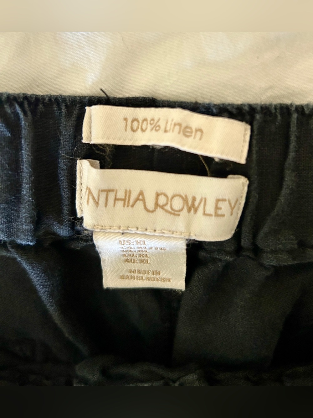 Cynthia Rowley black Wide-Leg Pull-On Pants - Picture 4 of 6